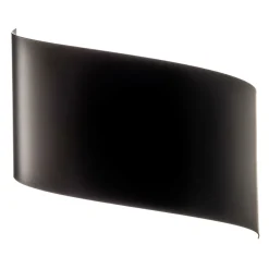 EMIBIG LIGHTING Vegglampe Vero i lakkert stål, svart Outlet