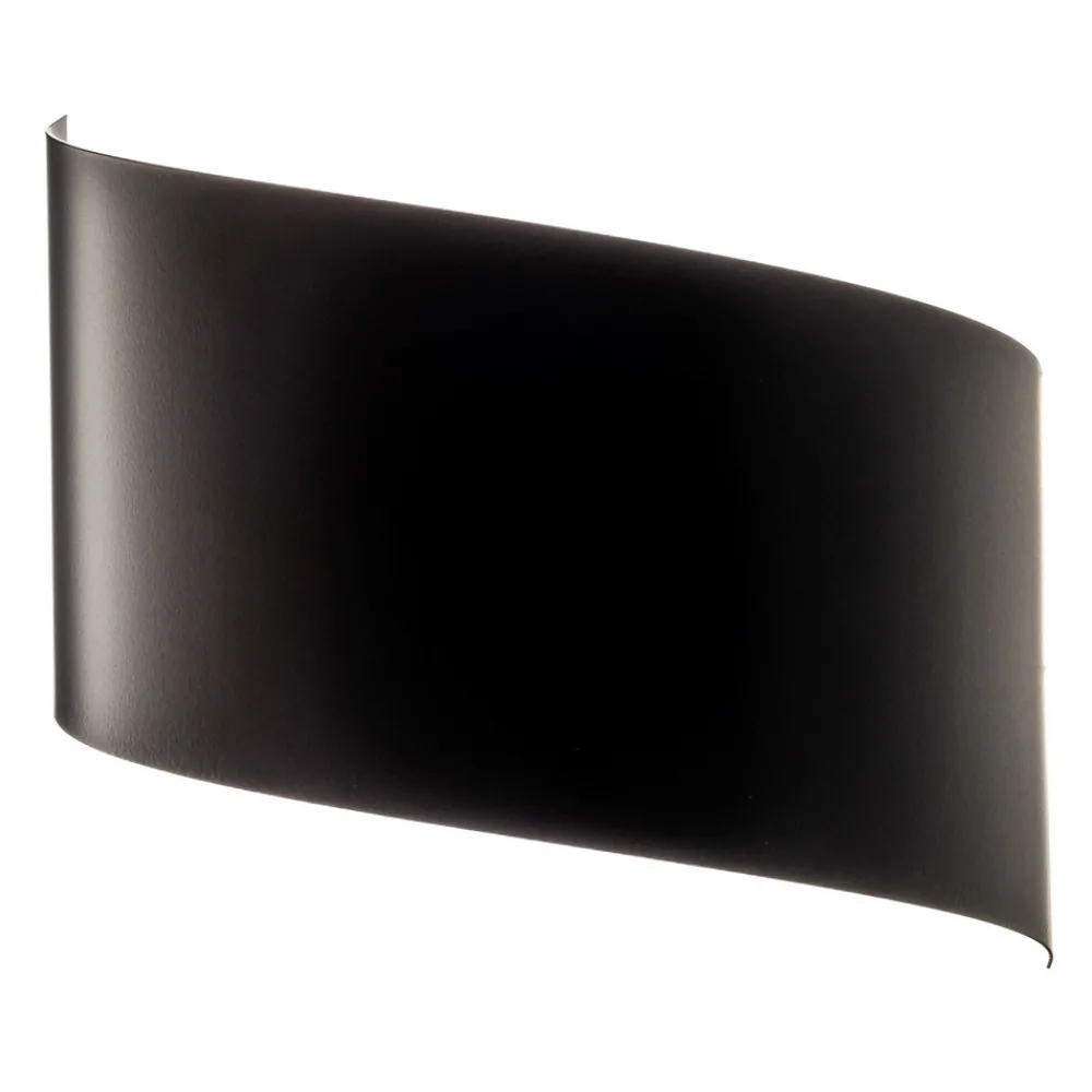 EMIBIG LIGHTING Vegglampe Vero i lakkert stål, svart Outlet