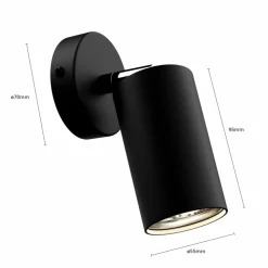 Nowodvorski Lighting Veggspot Eye Spot 1 lyskilde, svart Clearance