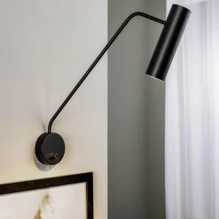 Nowodvorski Lighting Veggspot Eye Super med bryter, svart New