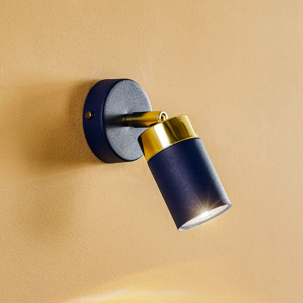 Eko-Light Veggspot Joker, 1 lyskilde, blå-gull Hot