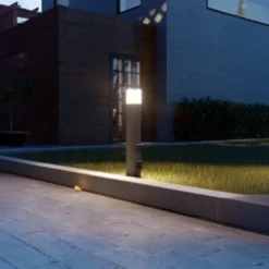 G & L Handels GmbH Veilampe 400140024, høyde 60 cm, antrasitt, 2 stikkontakter Online