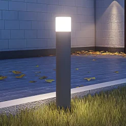 G & L Handels GmbH Veilampe 400140004, høyde 60 cm, antrasitt, aluminium| Gatebelysning, Pullert Belysning