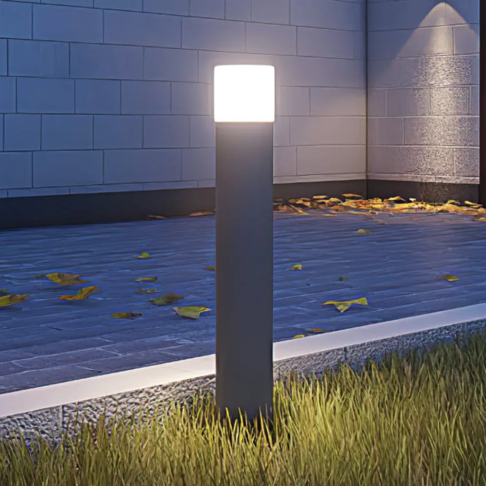 G & L Handels GmbH Veilampe 400140004, høyde 60 cm, antrasitt, aluminium| Gatebelysning, Pullert Belysning