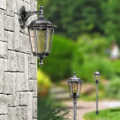 LCD Veilampe 1113 trykkstøpt aluminium svart-sølv| Gatebelysning, Pullert Belysning