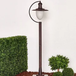 Lucide Veilampe Aruba, rustbrun| Gatebelysning, Pullert Belysning