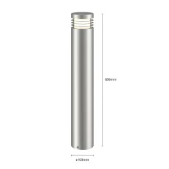 Arcchio Veilampe Caramia, stål, saltvannsresistent| Kommersiell Utebelysning|Gatebelysning Med Sensor