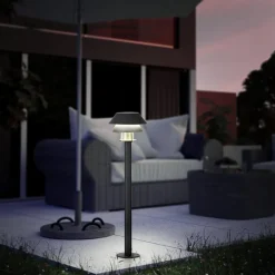 EGLO Veilampe Chiappera med dobbel skjerm| Gatebelysning, Pullert Belysning