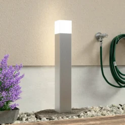 LCD Veilampe Linus i stål Discount