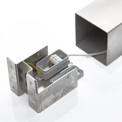 LCD Veilampe Linus i stål Discount