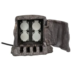 Heitronic 4-veis energifordeler Baumstumpf for utendørs bruk| Strømsøyler|Tilbehør