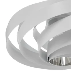 Euluna Vento taklampe, hvit, metall, Ø 50 cm Hot