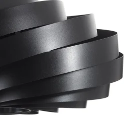 Domiluce Vento taklampe, svart, Ø 60 cm, metall, E27| Design- Og Hotellbelysning|Taklamper