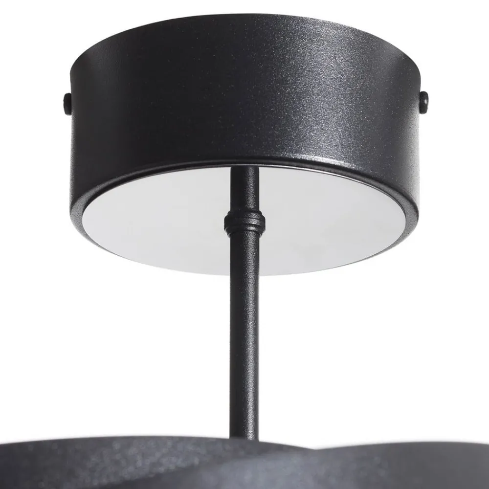 Domiluce Vento taklampe, svart, Ø 60 cm, metall, E27| Design- Og Hotellbelysning|Taklamper
