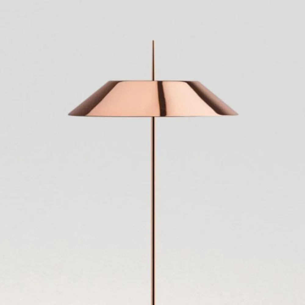 Vibia Mayfair – LED-gulvlampe, glinsende kobber| Gulvlamper