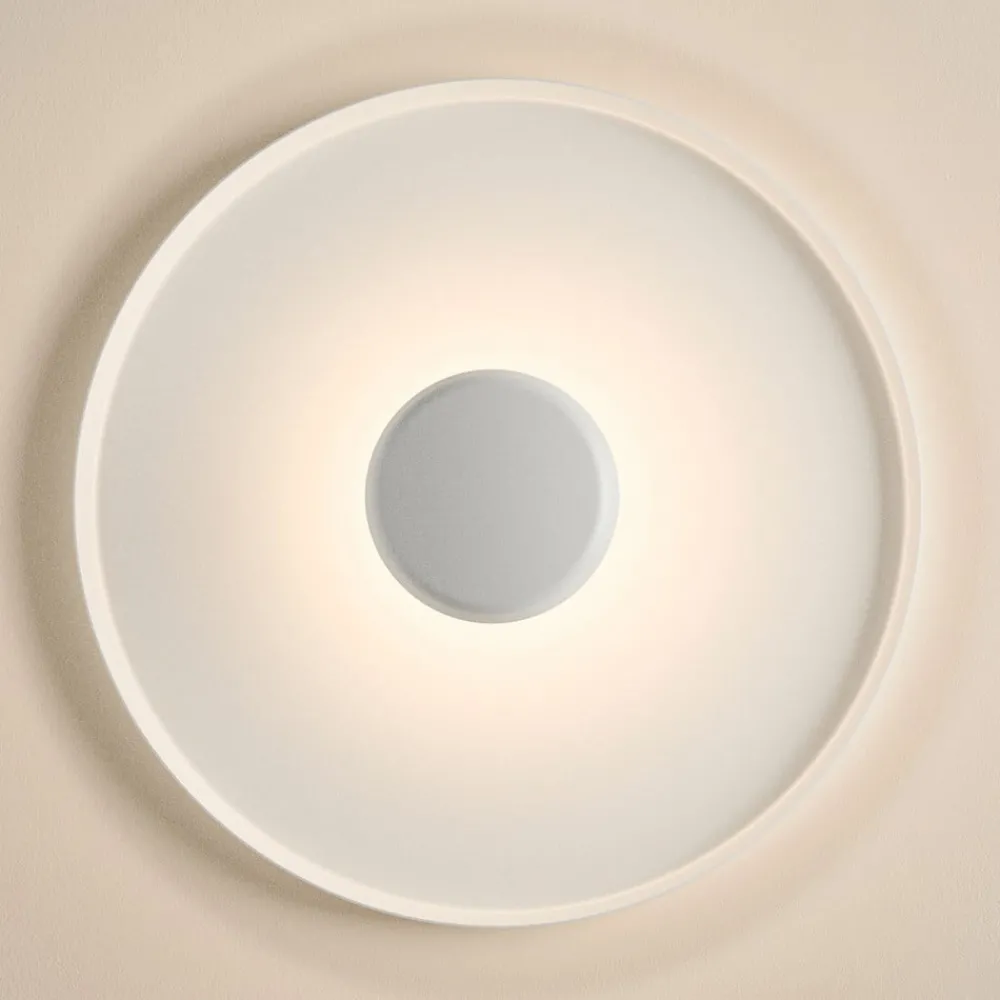 Vibia Top LED-vegglampe Ø 60 cm hvit| Vegglamper