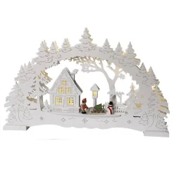 STAR TRADING Village - en lys LED-lysbue| Julebelysning|Dekorasjonsbelysning