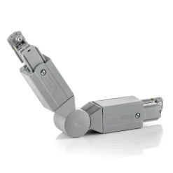 GLOBAL Vinkelkontakt for strømskinne Noa, grå Best