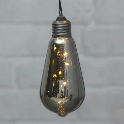 STAR TRADING Vintage LED-dekobelysning Glow med timer, røyk| Dekorasjonsbelysning