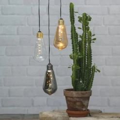 STAR TRADING Vintage LED-dekobelysning Glow med timer, klar| Dekorasjonsbelysning