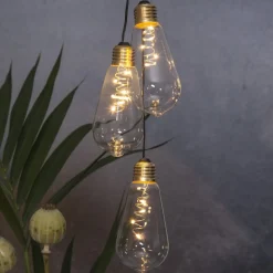 STAR TRADING Vintage LED-dekobelysning Glow med timer, klar| Dekorasjonsbelysning