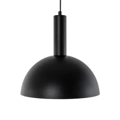 SIGMA Vitrum cupola M hengelampe, svart, halvsirkelformet, Ø 30 cm Discount