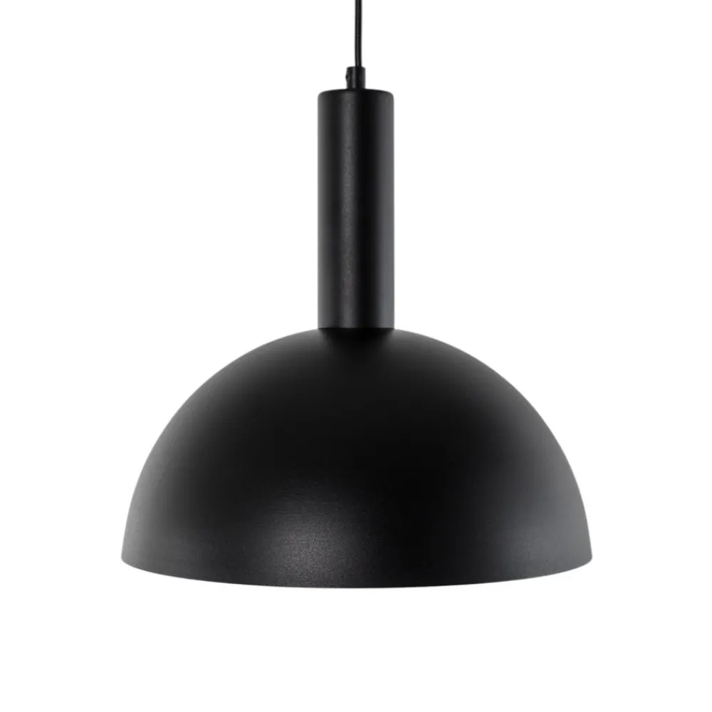 SIGMA Vitrum cupola M hengelampe, svart, halvsirkelformet, Ø 30 cm Discount