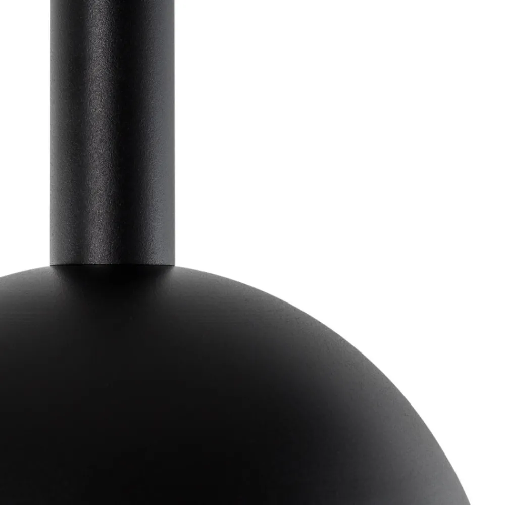 SIGMA Vitrum cupola M hengelampe, svart, halvsirkelformet, Ø 30 cm Discount