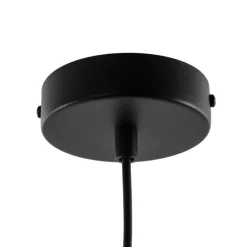 SIGMA Vitrum cupola M hengelampe, svart, halvsirkelformet, Ø 30 cm Discount