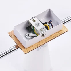 Lindby Vivica - 3-punkts taklampe med treelementer| Spotter I Tak