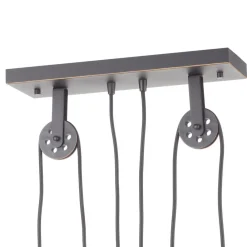 Westinghouse hengelampe Iron Hill, svart, 3 lys| Pendellamper