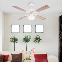 Westinghouse Vegas-fan med lys, hvit/furu| Takvifter|Takvifter Med Lys Og Fjernkontroll