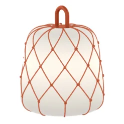 Wever & Ducré Lighting WEVER & DUCRÉ lampeskjerm Costa 2.0, oransje, tau, Ø 28 cm Hot