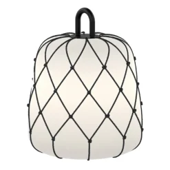 Wever & Ducré Lighting WEVER & DUCRÉ lampeskjerm Costa 2.0, svart, tau, Ø 28 cm| Elektromateriell