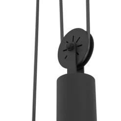 EGLO Winkworth pendellampe, svart, lengde 118 cm, metall, 2 lyskilder.