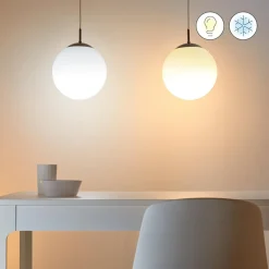 WiZ A60 LED-pære matt WiFi E27 8,5W RGBW sett med 2 stk| Dimbar Led-Pære|Dimbar Led-Pære