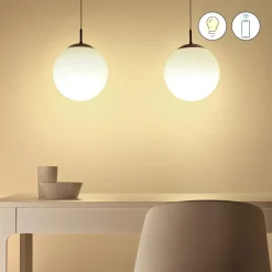 WiZ A60 LED-pære matt WiFi E27 8,5W RGBW sett med 2 stk| Dimbar Led-Pære|Dimbar Led-Pære