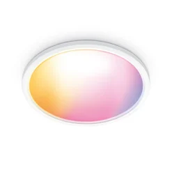 WiZ SuperSlim LED-taklampe RGBW Ø54cm hvit| Smarthus Belysning