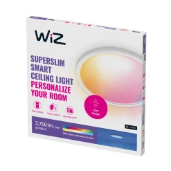 WiZ SuperSlim LED-taklampe RGBW Ø54cm hvit| Smarthus Belysning