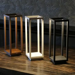 Zafferano Home LED-batteri-lykt IP54 mørkegrå Sale