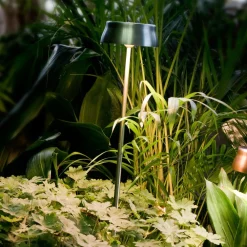 Zafferano Sister Light batterilampe jordspyd grønn| Utespotter