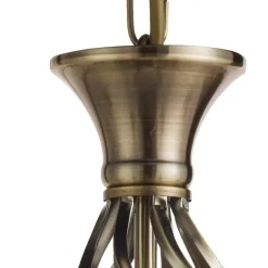 Searchlight ZANZIBAR imponerende lysekrone, 6-l.. New